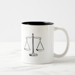 Échelles de justice - tasse