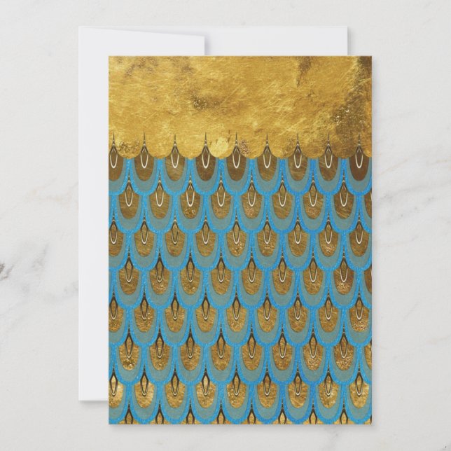 Echelles de Parties scintillant de sirène Gold Shi (Devant)