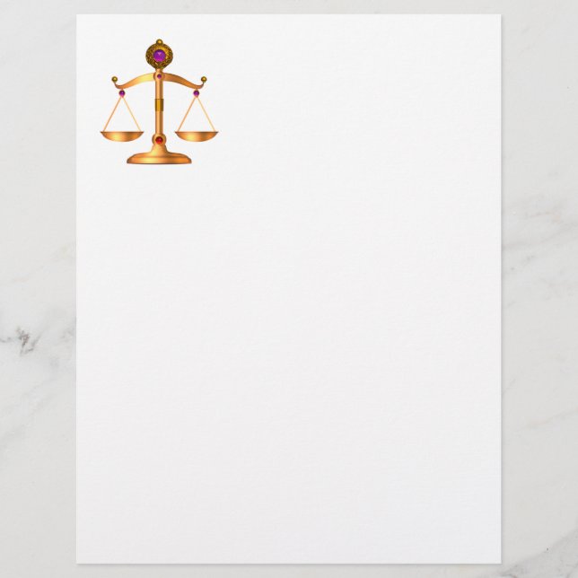 ÉCHELLES D'OR DE LA LOI AVEC PIERRES GEM, SYMBOLE  (Devant)