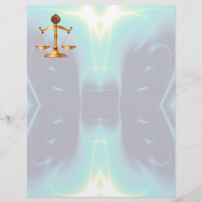 ÉCHELLES D'OR DE LA LOI AVEC PIERRES GEM, SYMBOLE  (Devant)