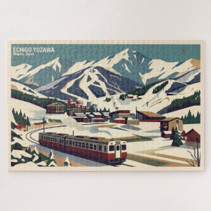 Echigo Yuzawa 越後湯沢 Niigata 新潟 - Puzzle 1014 pièces
