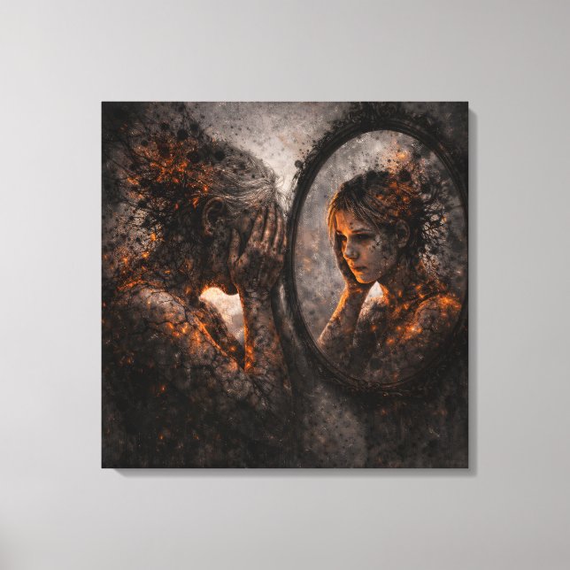 Écho Brisé : La Toile du Miroir de la Jeunesse (Recto)