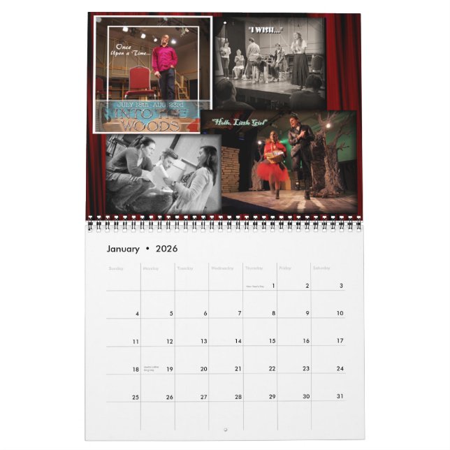 Écho de 2015 calendriers dans les bois (Jan 2026)