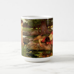 Écho de château d'eau et tasse de narcisse