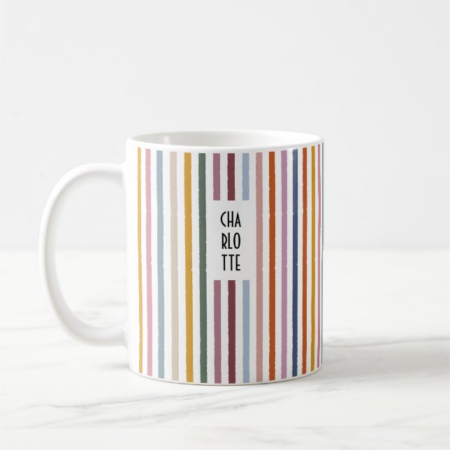 Echo Trails Nom Personnalisé Mug - Multicolore (Gauche)