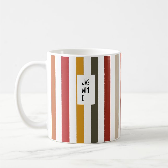 Echo Trails Nom Personnalisé Mug - Teintes de Terr (Gauche)