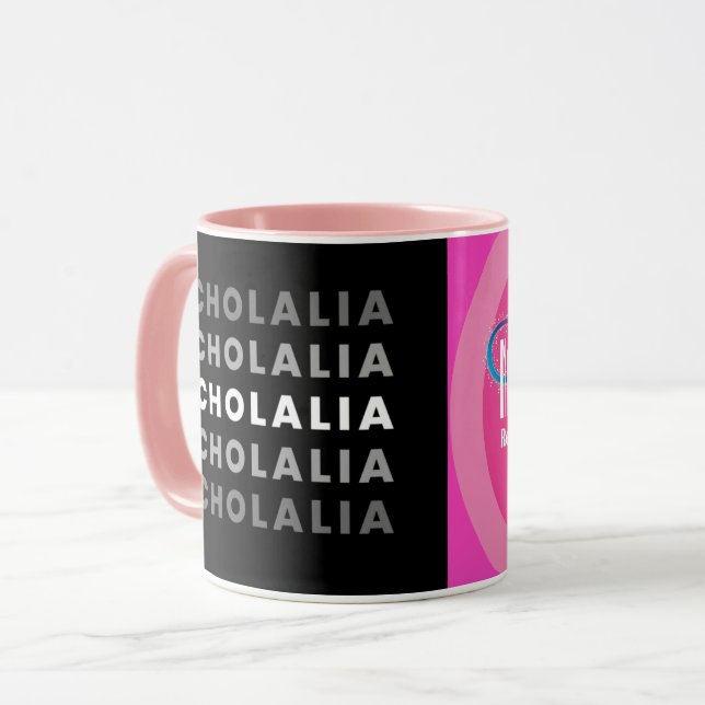 Echolalia Rainbow Infinee Cafe Mug (Devant gauche)