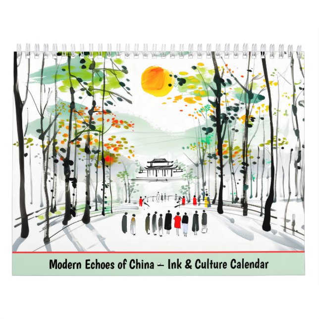 Échos modernes de la Chine – Calendrier Encre & Cu (Protection)