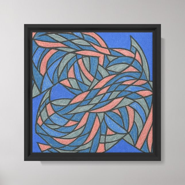Échos tressés sur toile (Recto)