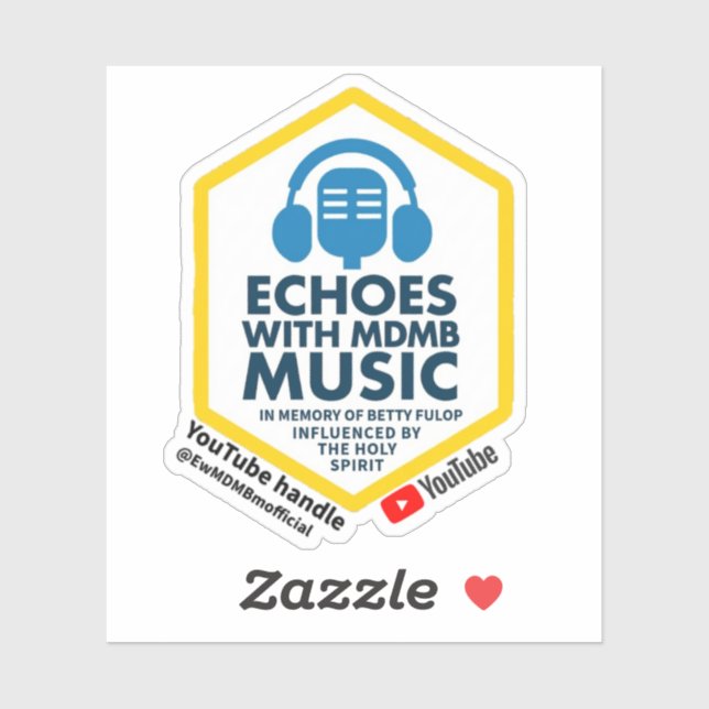 Echos with MDMB Music official sticker (Feuille)