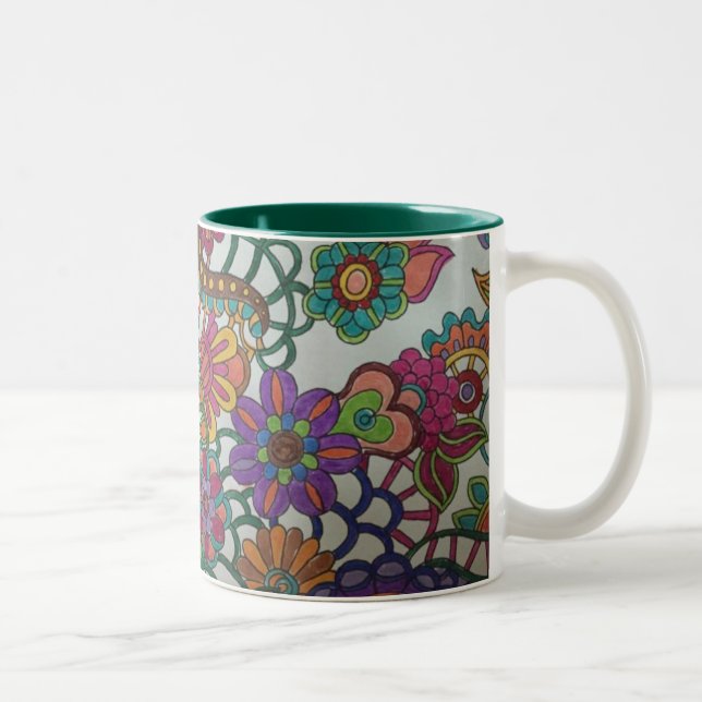 Éclaboussure de tasse de couleur (Droit)