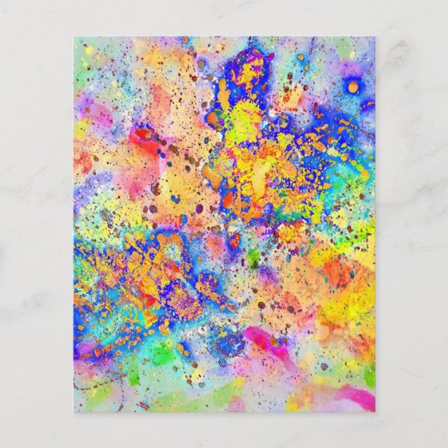 Éclaboussures colorées (Devant)