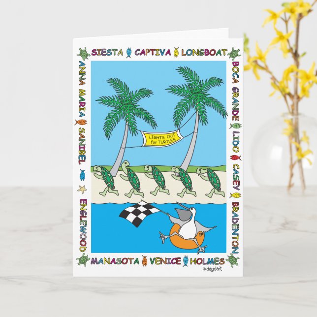 Éclairage pour tortues - Carte blanche (Fleur jaune)