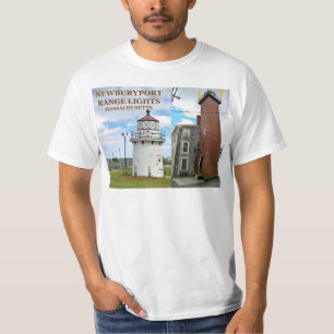Éclairages du port de Newburyport, Masse. T-shirts