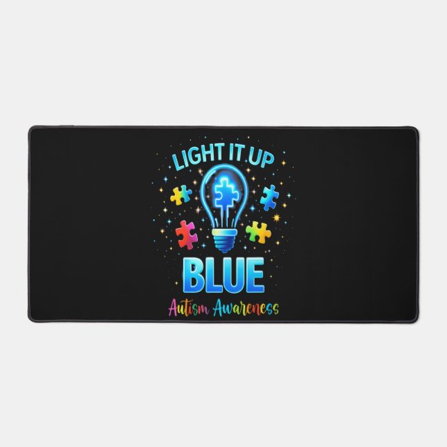 Éclairer en bleu pour la sensibilisation à l'autis (Recto)