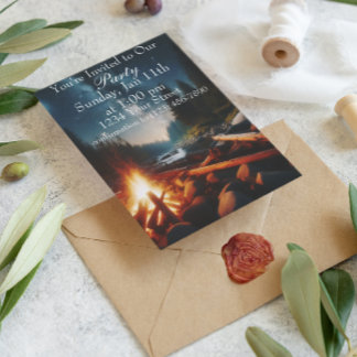 Éclairer la nuit avec feu et Invitation de passion