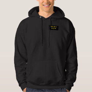 Éclat comme un sweat - shirt à capuche noir de la