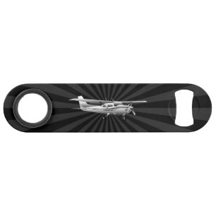 Éclat volant de noir de silhouette de Cessna