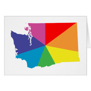 éclatement de la couleur de washington