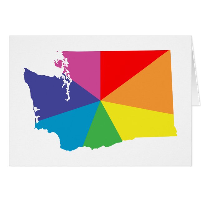 éclatement de la couleur de washington (Devant Horizontal)