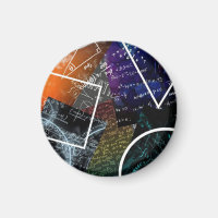 Éclatement de l'équation : Math Art Magnet