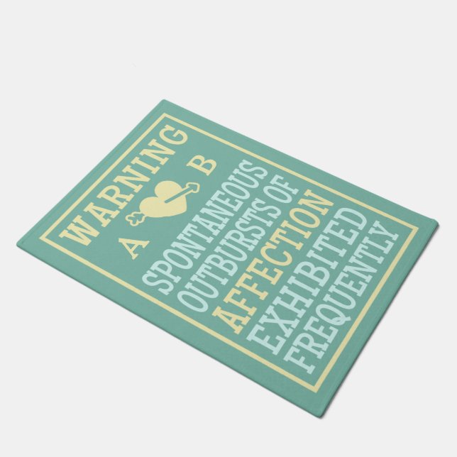 Éclats d'affection des tapis monogrammes personnal (Incliné)