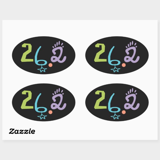 Éclectique 26.2 Stickers Marathon (Feuille)