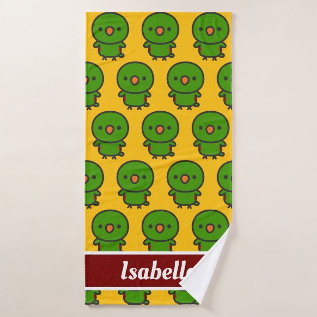 Eclectus Parrot / Homme (Serviette de bain)