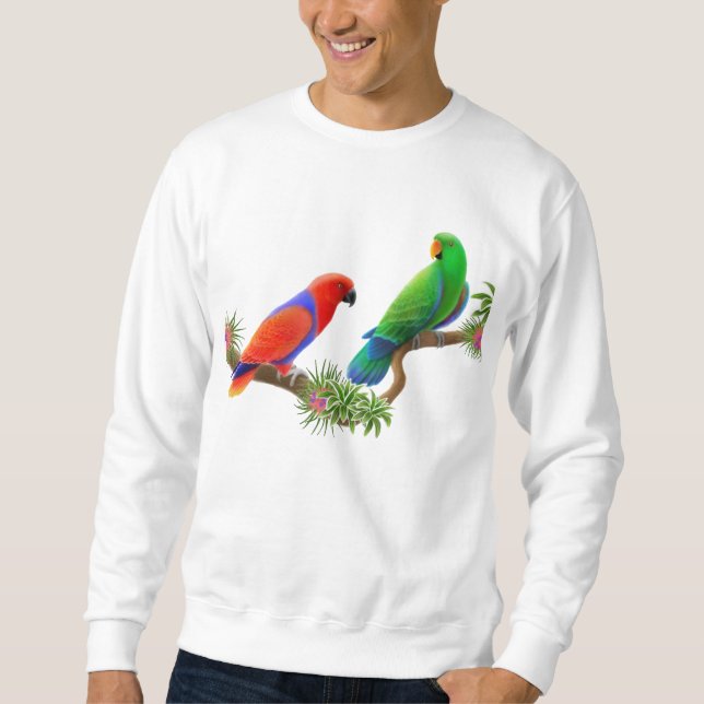Eclectus Parrots le sweatshirt (Devant)