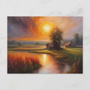 Éclipse totale de la carte postale personnalisée S