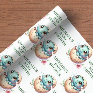 Éclosion imminente Papier cadeau pour Baby Shower 
