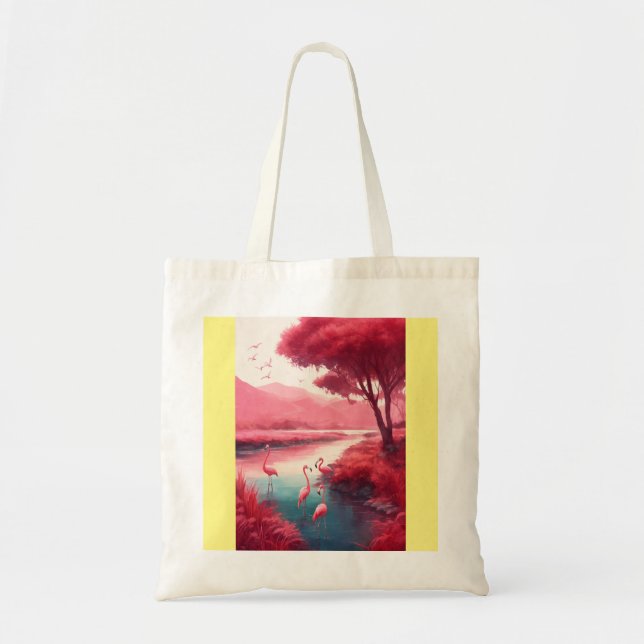 "Eco-Friendly Canvas Sac fourre-tout - élégant et  (Devant)
