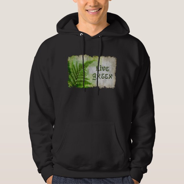 Eco Friendly "Live Green" Enviro Art Eco Sweat - s (Devant)