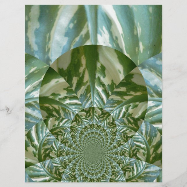 Eco Green Camo Kaleidoscope Art Design d'impressio (Devant)