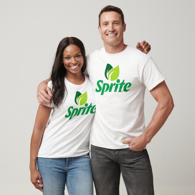 Eco Sprite T-Shirt – Nature Inspired Parody Logo T (Unisexe)