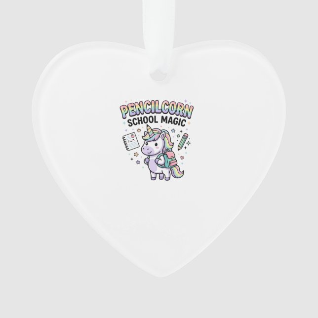 École de licorne Pencilcorn Magie Charmante Merch  (devant)