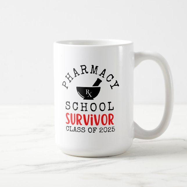 École de pharmacie Survivant Mug Classe de (Droite)