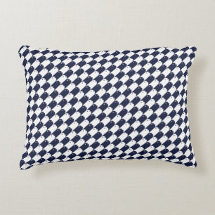 École de poisson Houndstooth Marine Coussin d'acce