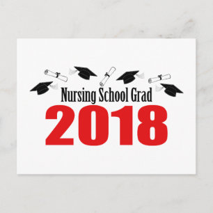 École de soins infirmiers 2018 Invitation de carte