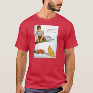 École des années 1950 de T-shirt Dick et de Jane