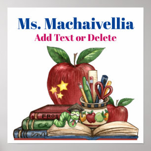 École / Enseignant / Poster en classe