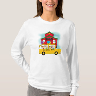 École et T-shirts et cadeaux d'autobus scolaire