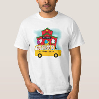 École et T-shirts et cadeaux d'autobus scolaire