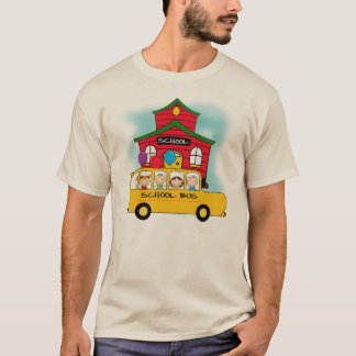 École et T-shirts et cadeaux d'autobus scolaire