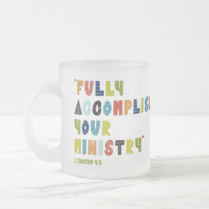 École Pioneer Personnalisée Mug Frosted