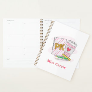 École prématernelle en rose personnalisé