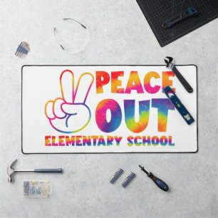 École primaire Peace Out Tie Dye Dernier jour 