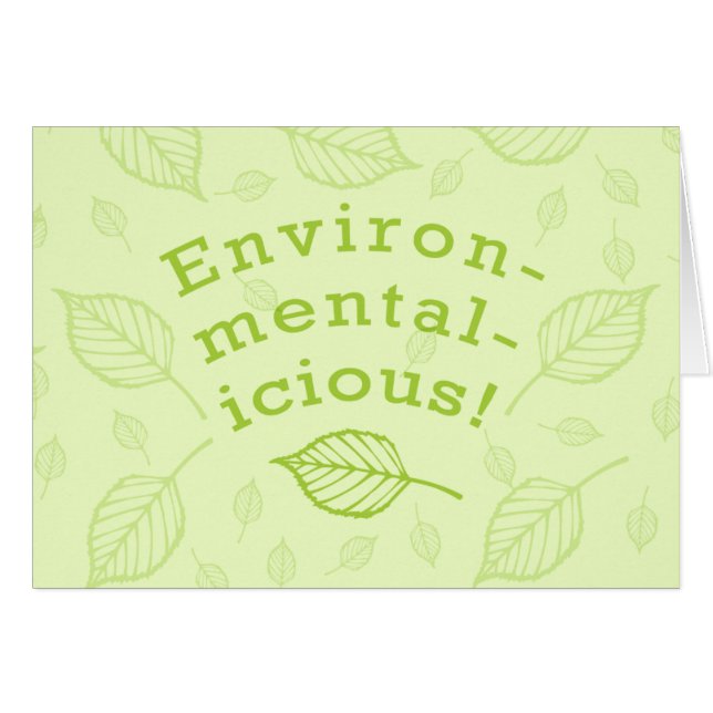 Écologiquement vôtre (Devant horizontal)