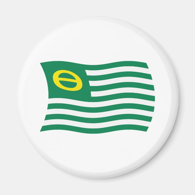 Ecology Movement Flag Magnet (Devant)