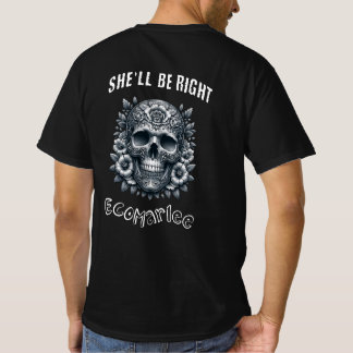 EcoMarlee Elle sera crâne droit t-shirt - retour